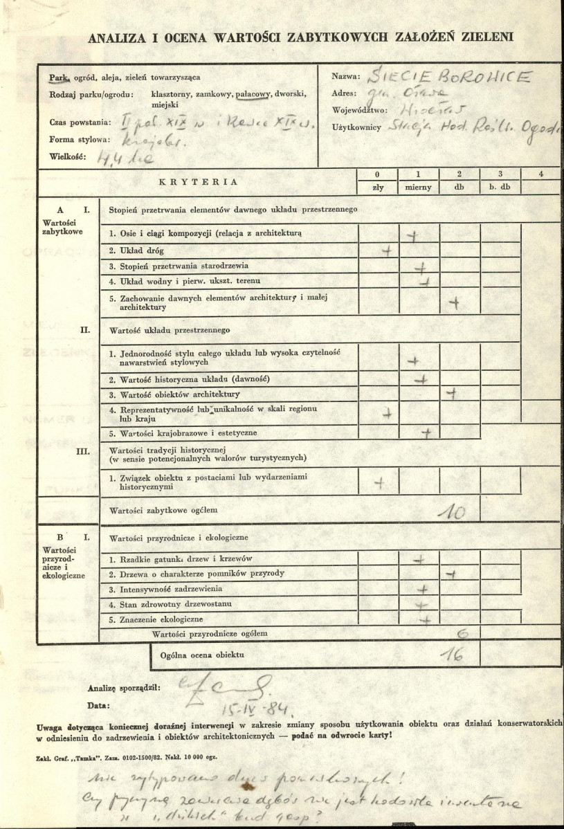 Ewidencja parkowa, skan nr 3