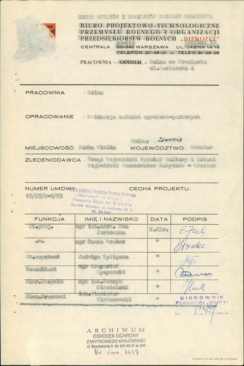 Ewidencja parkowa, skan nr 4