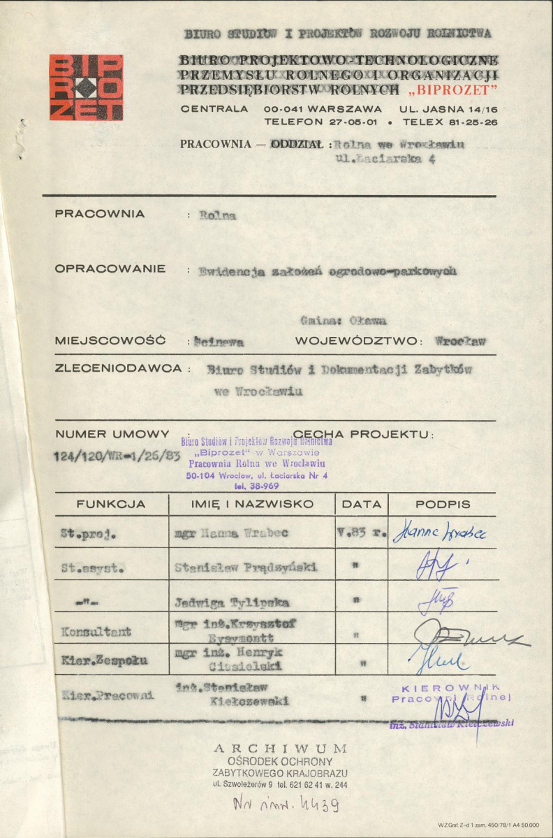 Ewidencja parkowa, skan nr 4