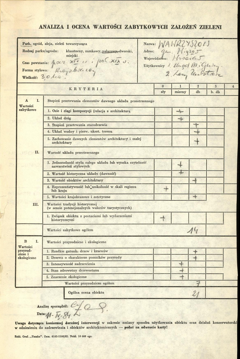Ewidencja parkowa, skan nr 3