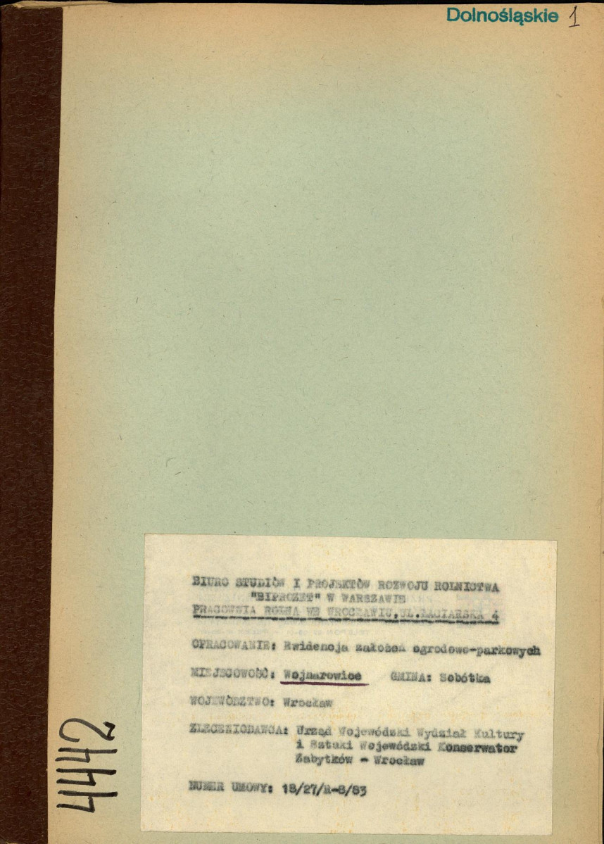 Ewidencja parkowa, skan nr 1