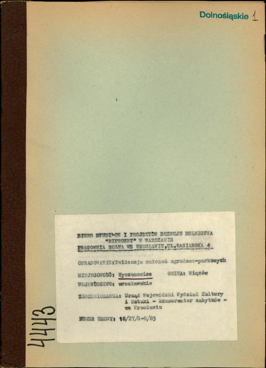 Ewidencja parkowa, skan nr 1