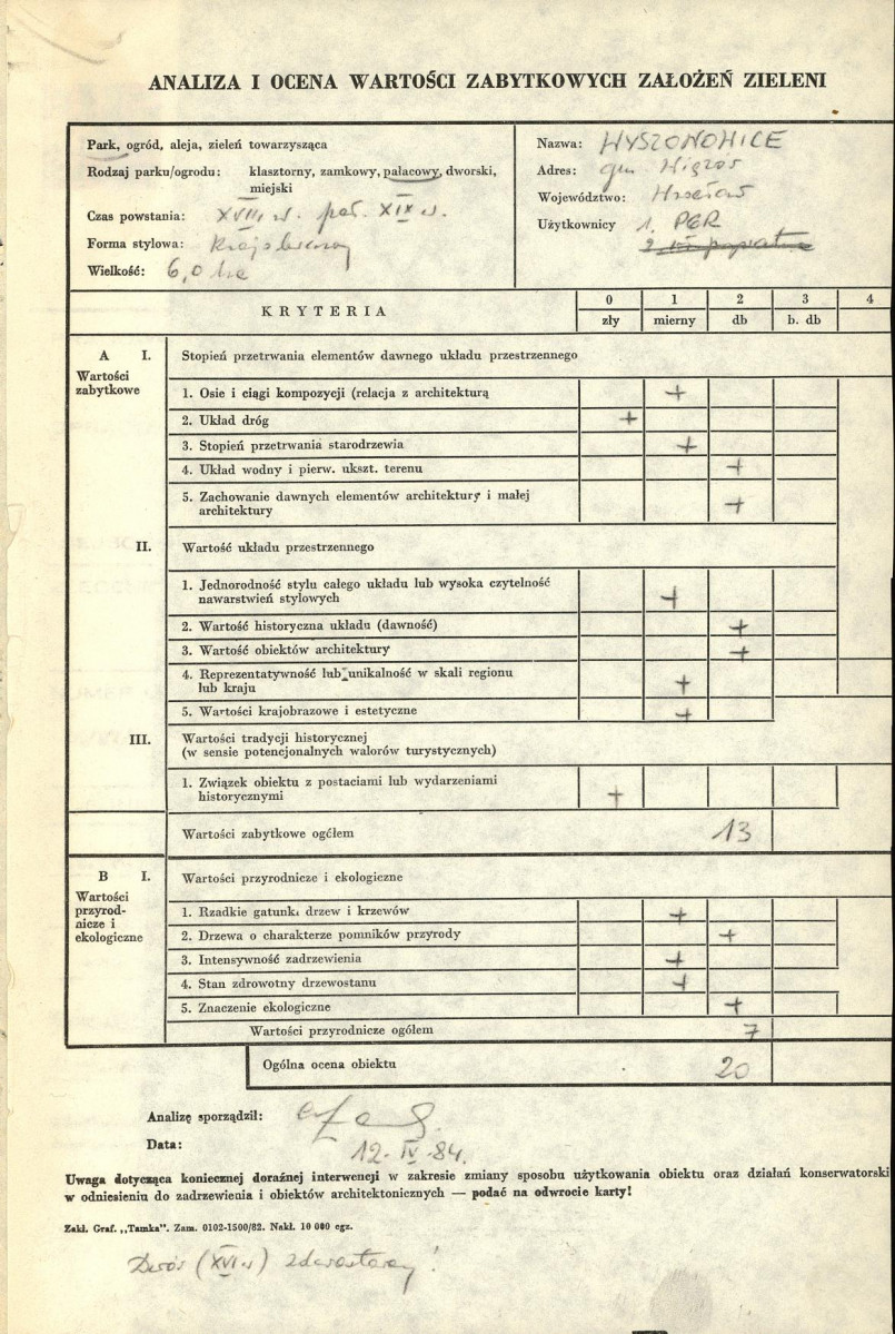 Ewidencja parkowa, skan nr 3