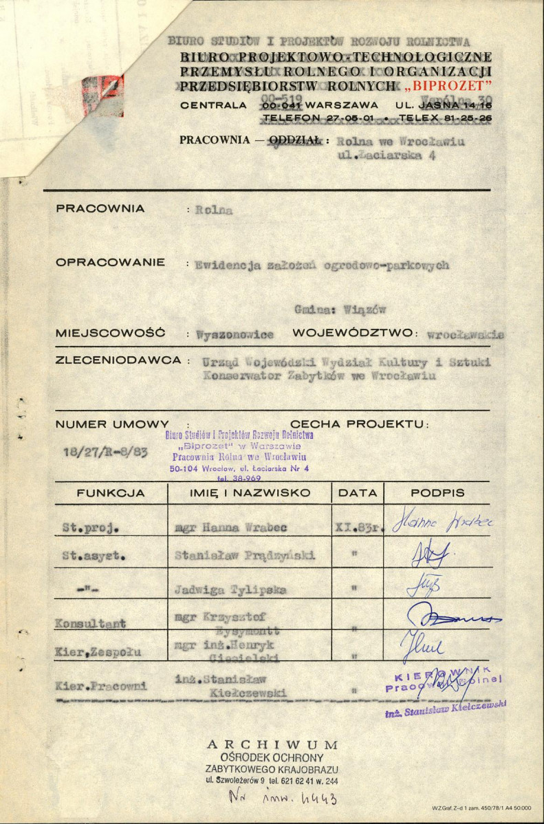 Ewidencja parkowa, skan nr 4