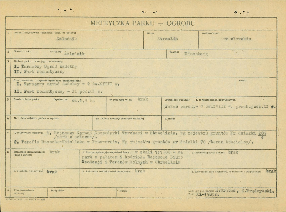 Ewidencja parkowa, skan nr 5