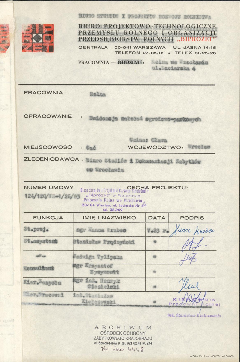 Ewidencja parkowa, skan nr 4