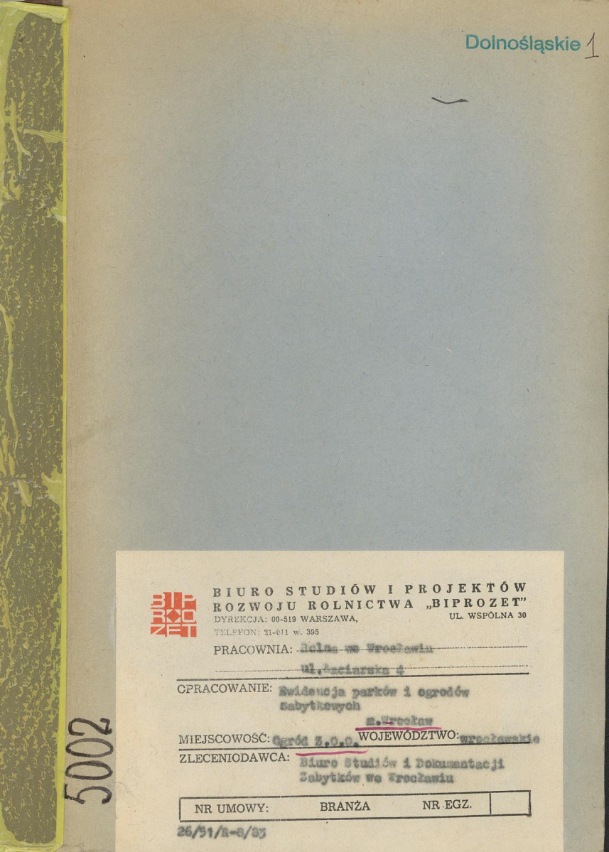 Ewidencja parkowa, skan nr 1