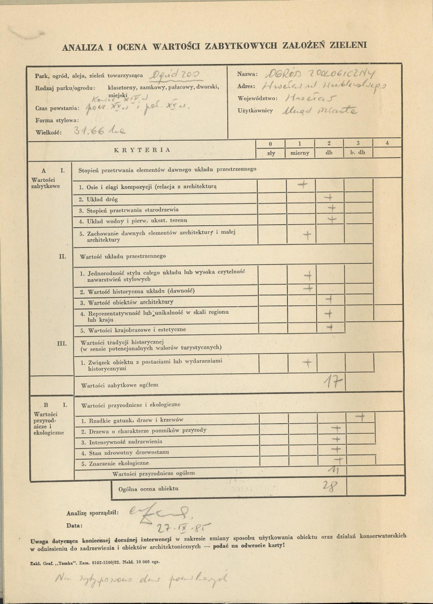 Ewidencja parkowa, skan nr 2