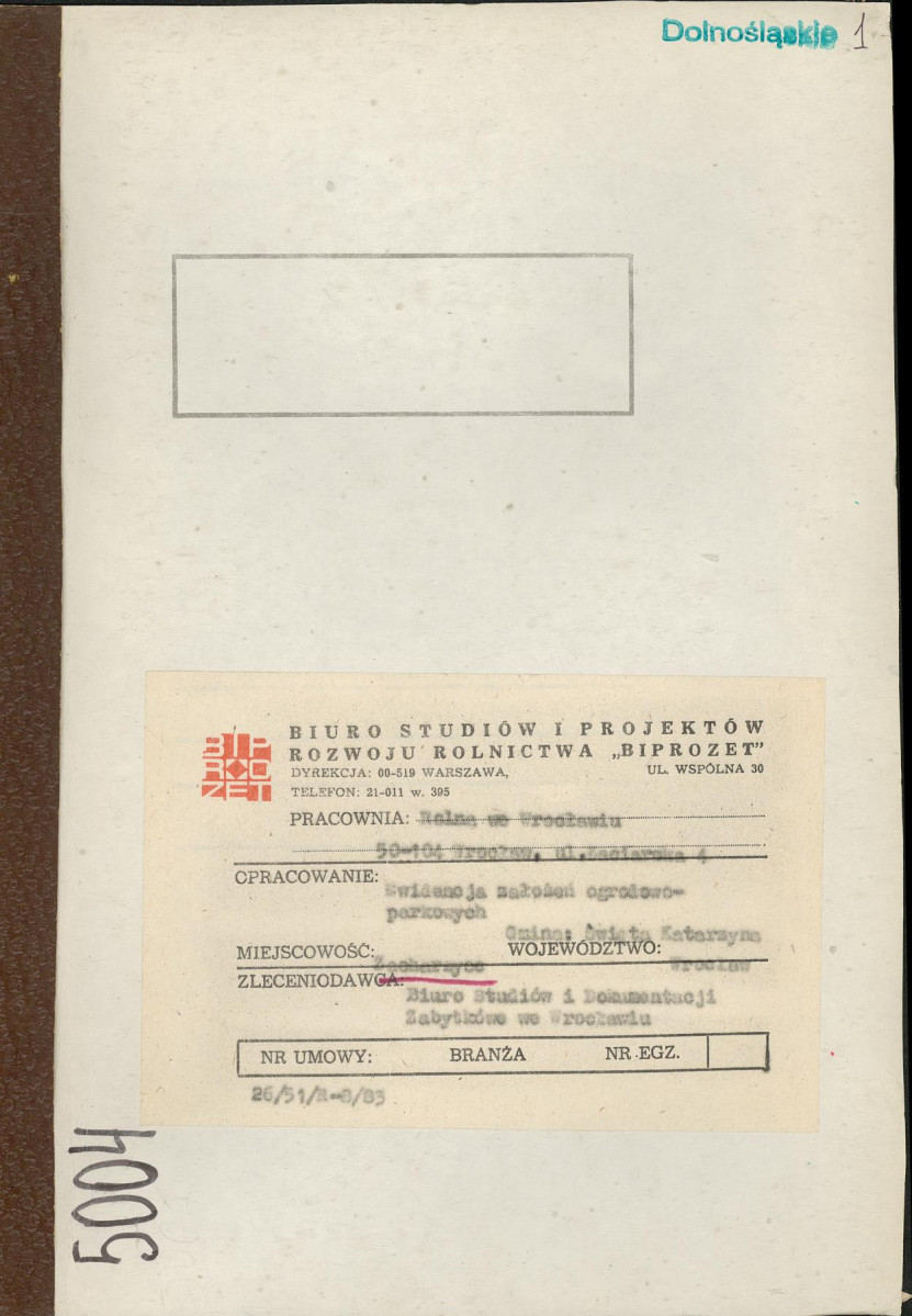 Ewidencja parkowa, skan nr 1