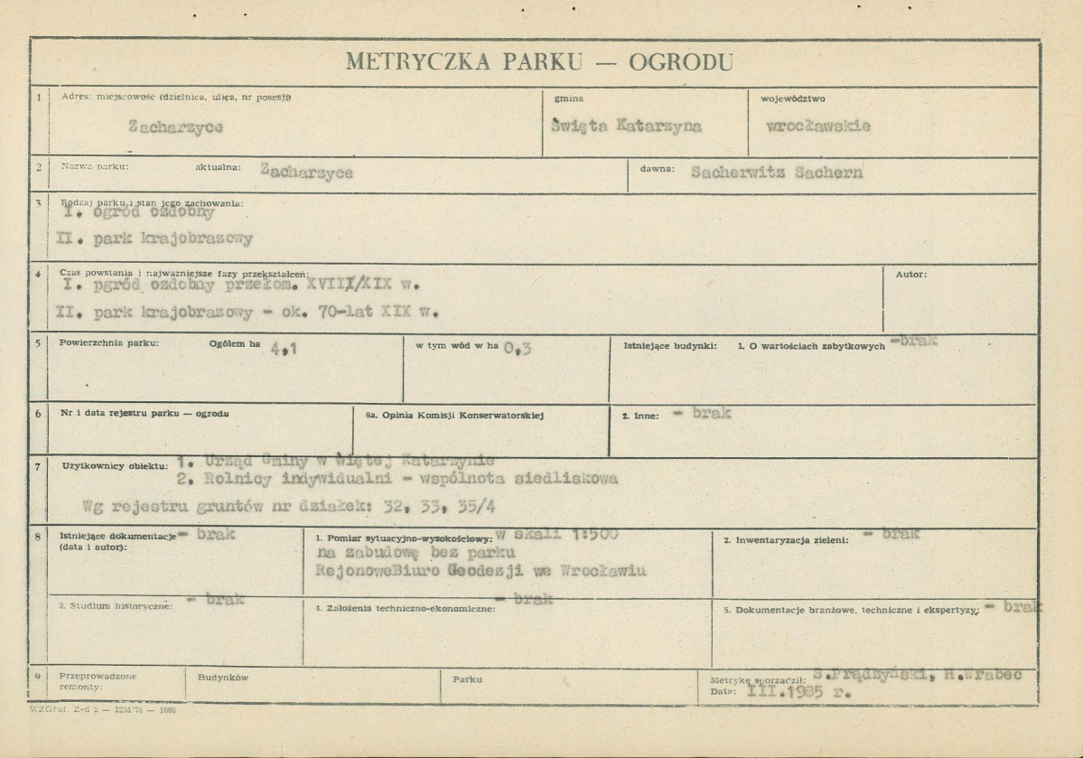 Ewidencja parkowa, skan nr 5