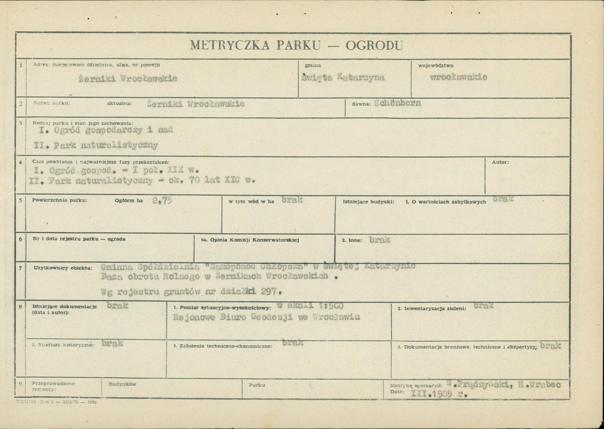 Ewidencja parkowa, skan nr 4