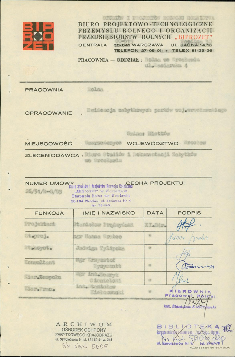 Ewidencja parkowa, skan nr 4