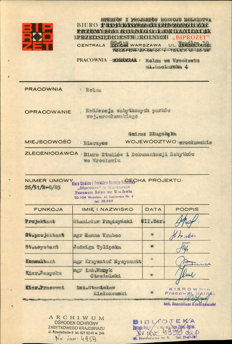 Ewidencja parkowa, skan nr 3