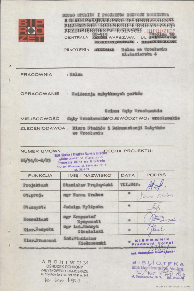 Ewidencja parkowa, skan nr 4