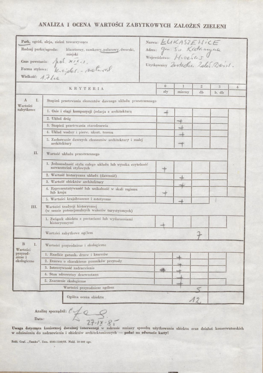 Ewidencja parkowa, skan nr 3