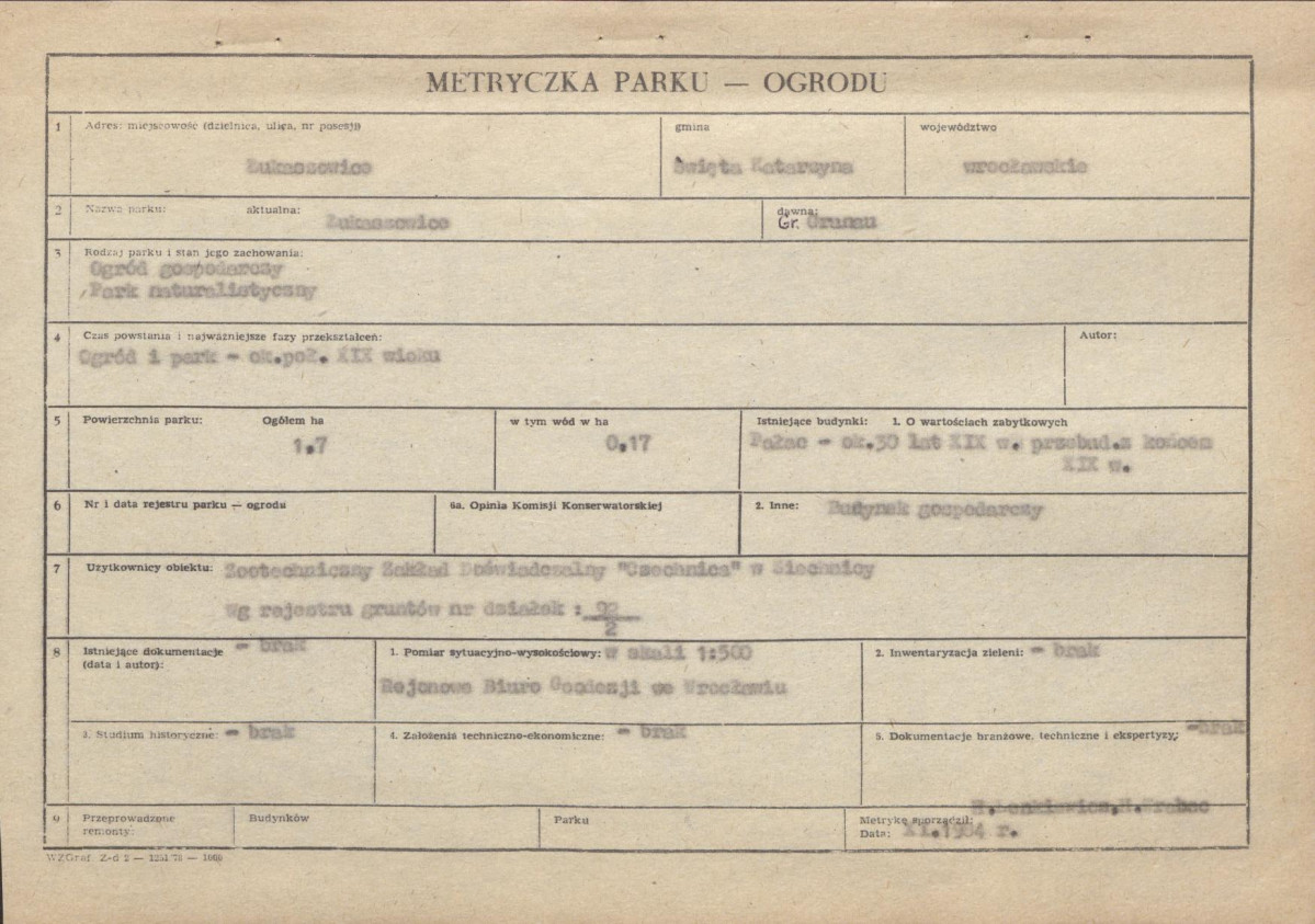 Ewidencja parkowa, skan nr 5