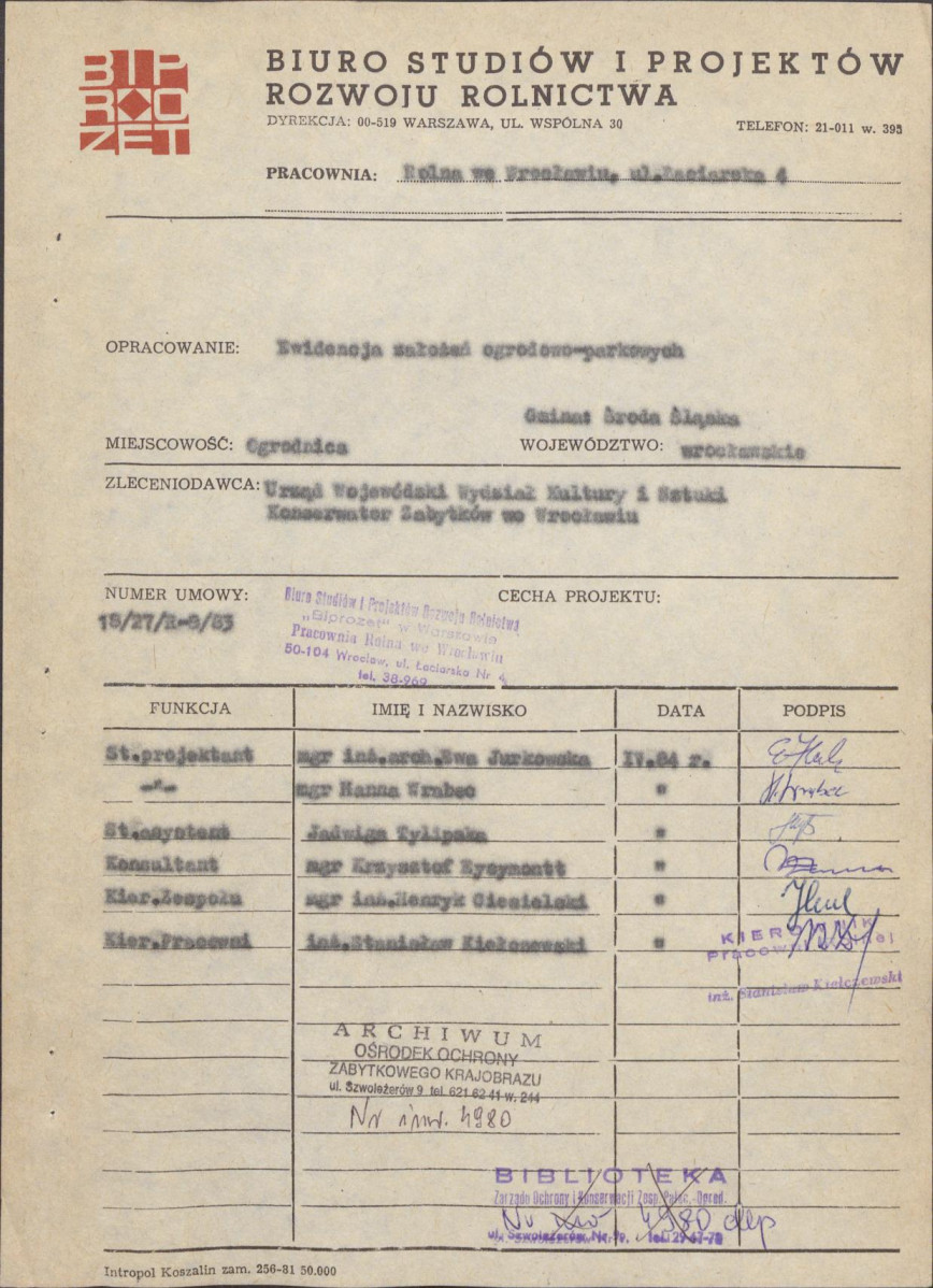 Ewidencja parkowa, skan nr 3
