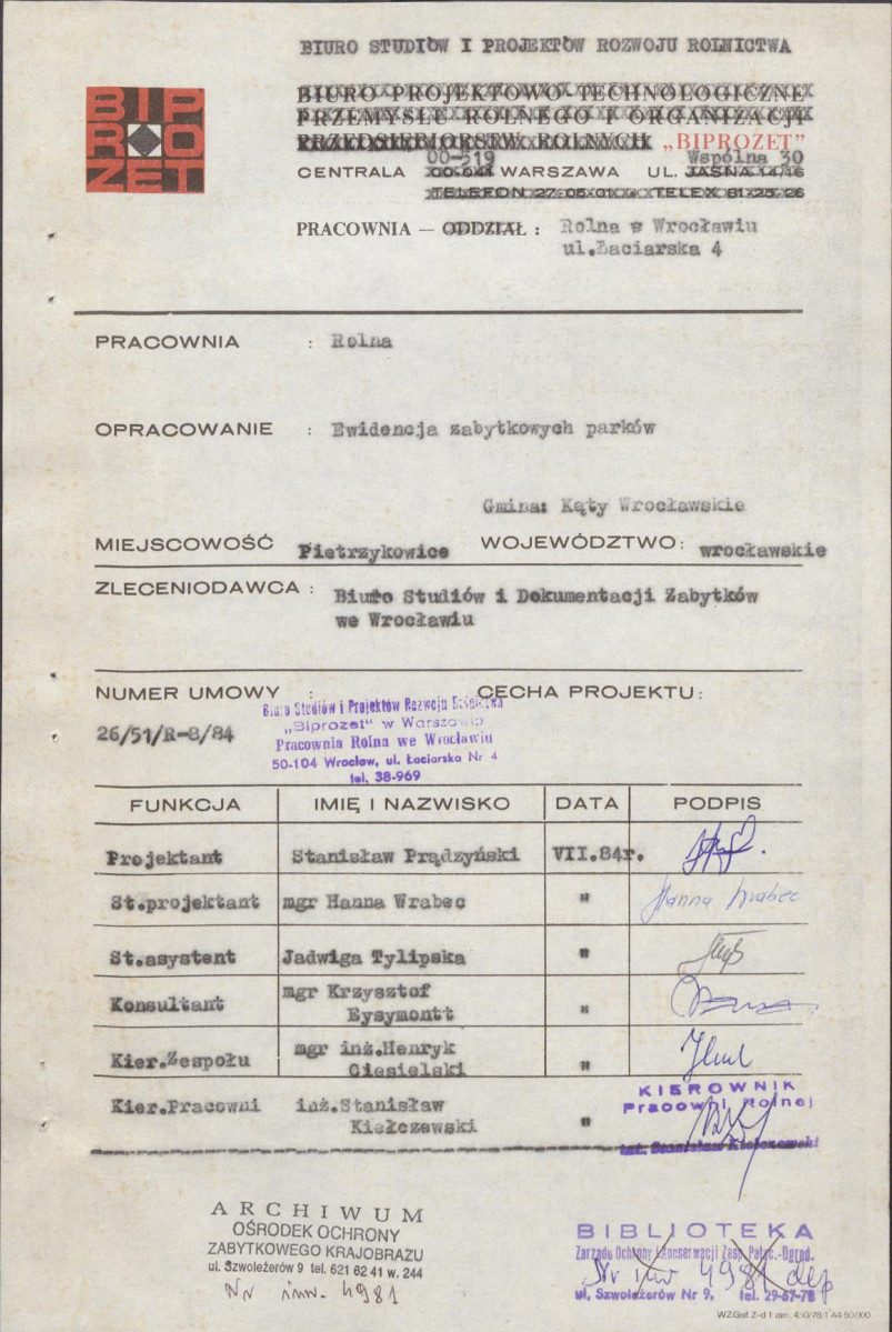 Ewidencja parkowa, skan nr 3