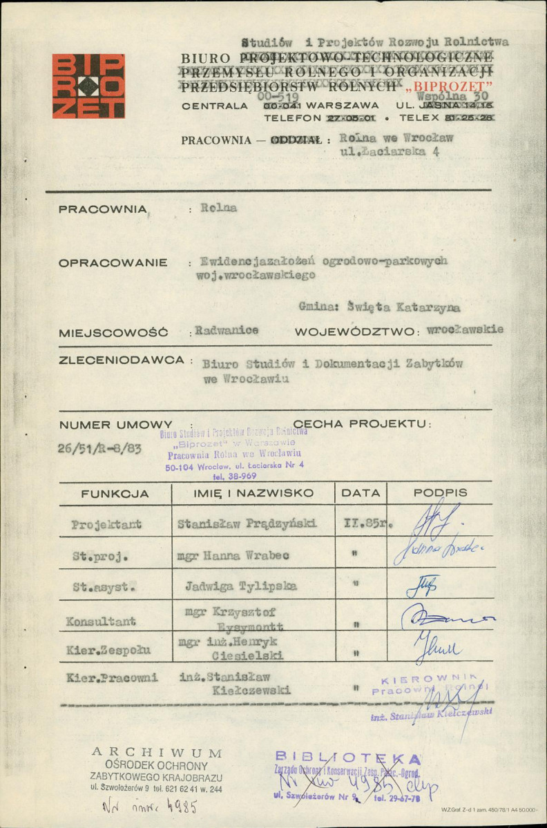 Ewidencja parkowa, skan nr 4
