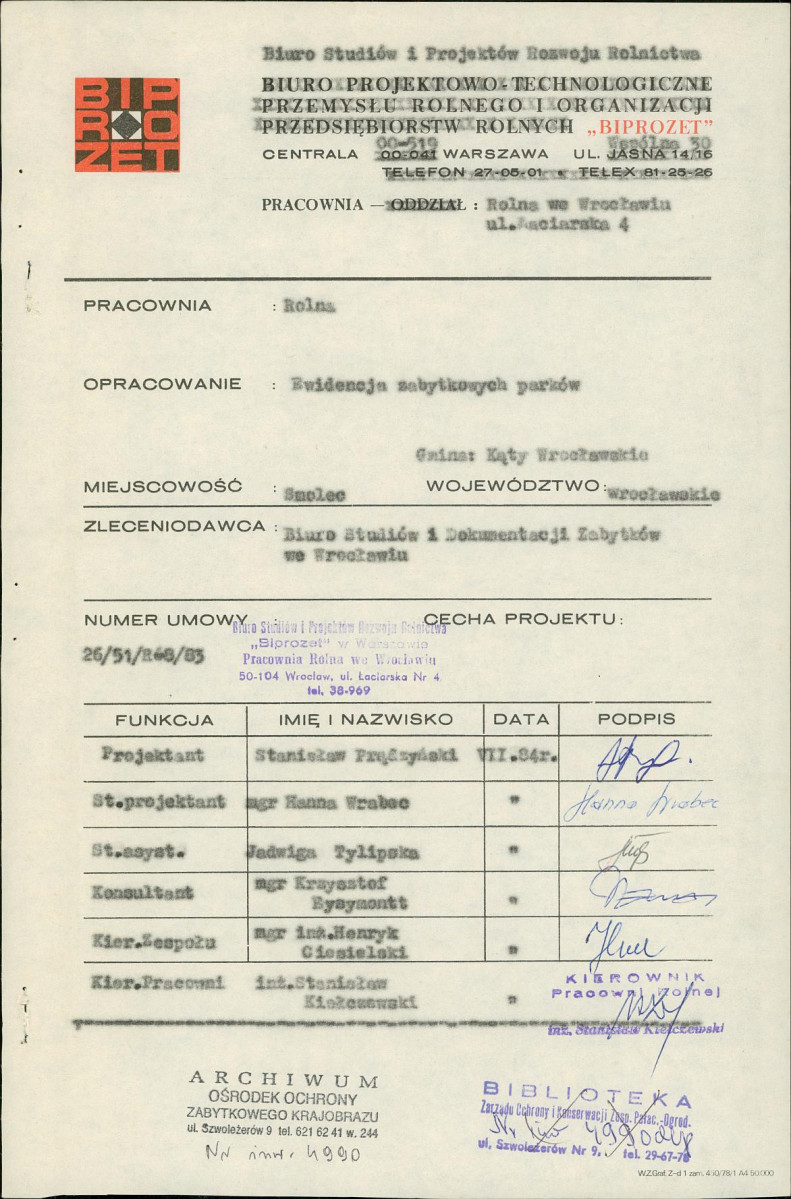 Ewidencja parkowa, skan nr 3