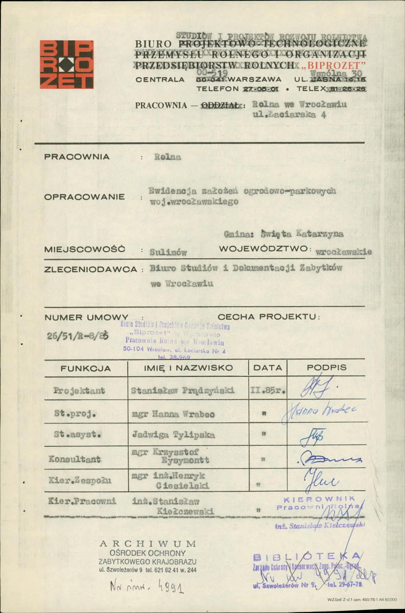 Ewidencja parkowa, skan nr 4