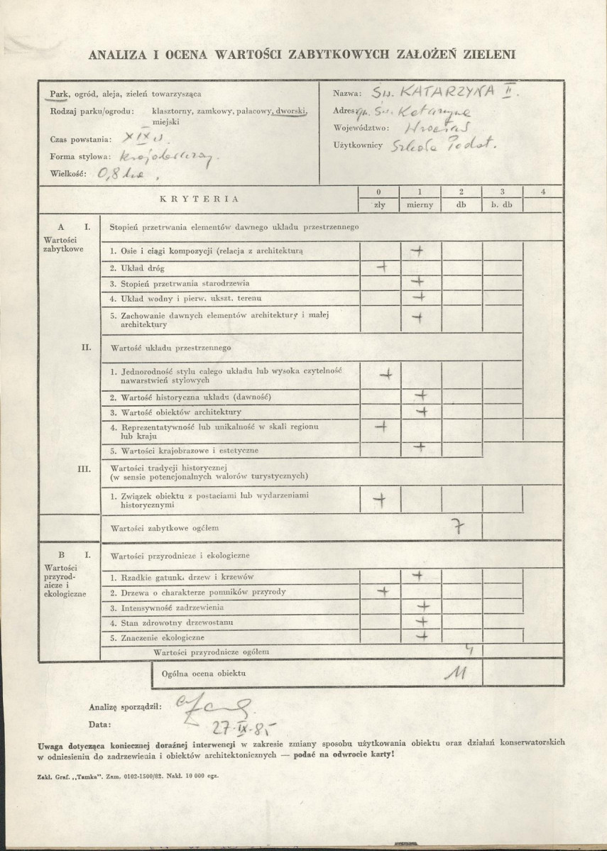 Ewidencja parkowa, skan nr 2