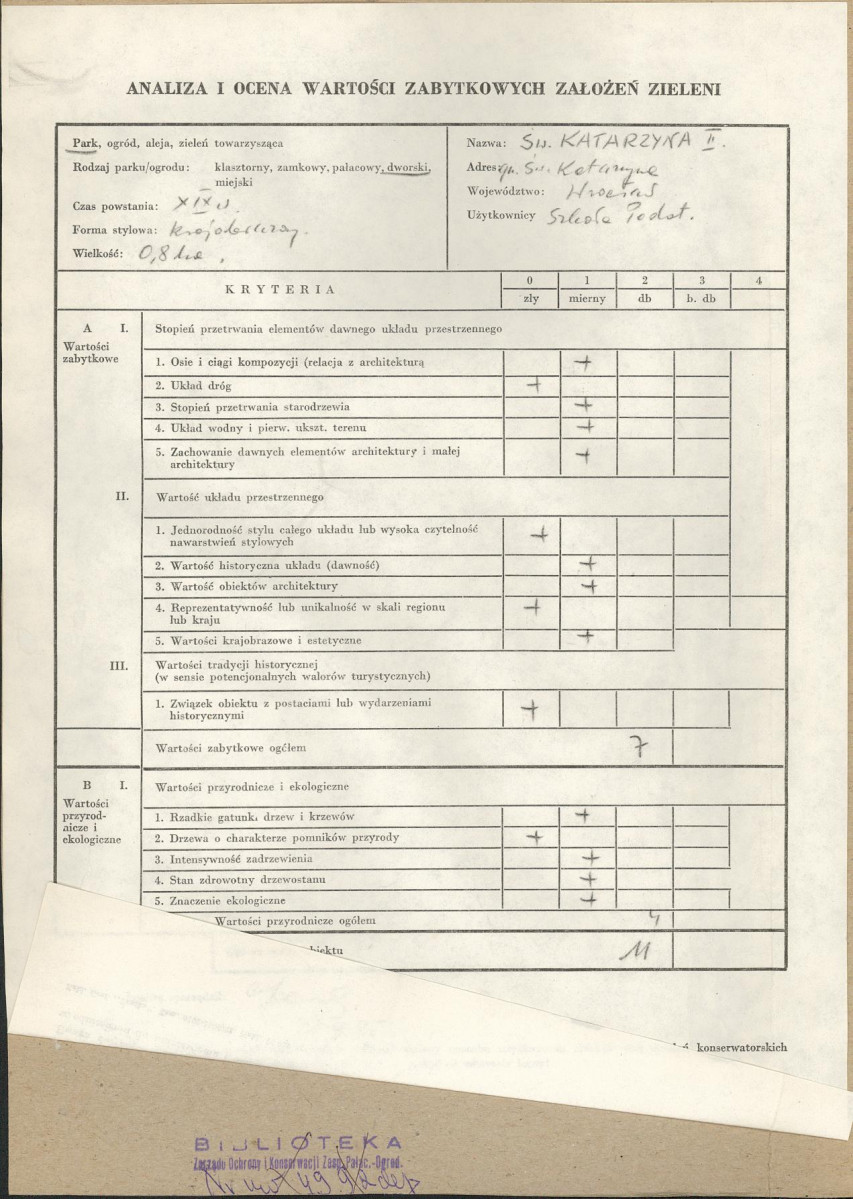 Ewidencja parkowa, skan nr 3