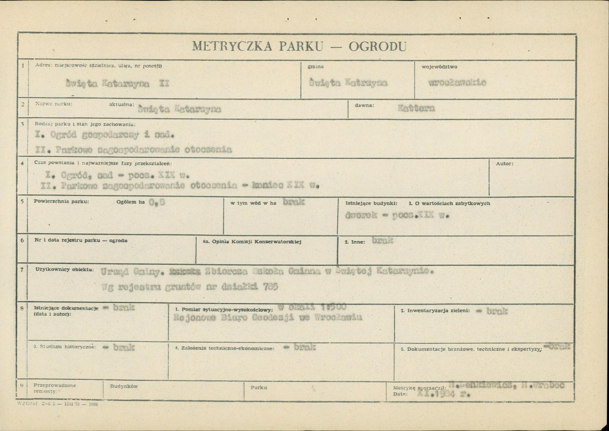 Ewidencja parkowa, skan nr 5