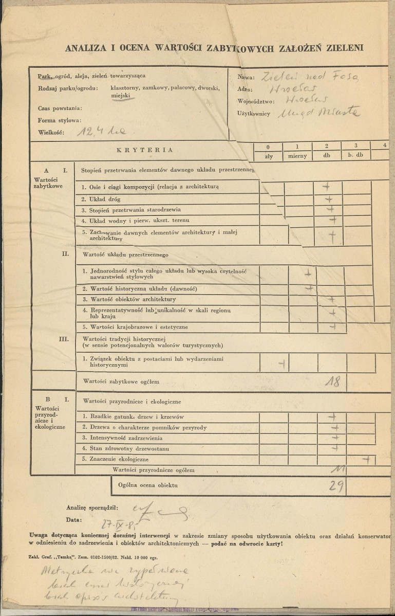 Ewidencja parkowa, skan nr 2