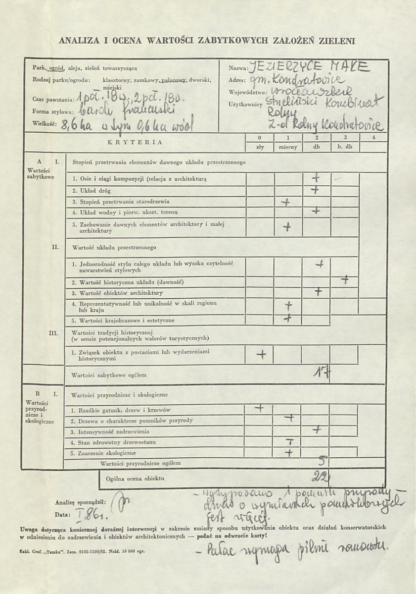 Ewidencja parkowa, skan nr 3