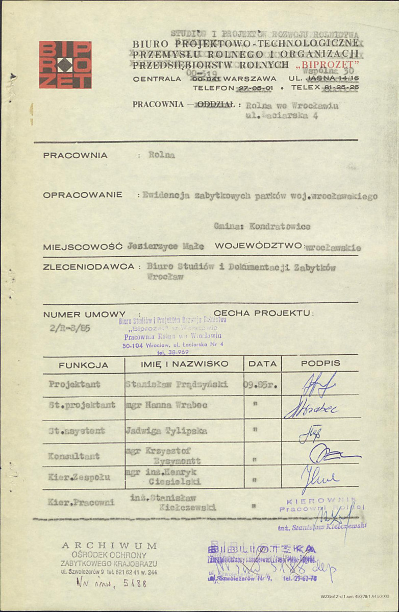 Ewidencja parkowa, skan nr 4