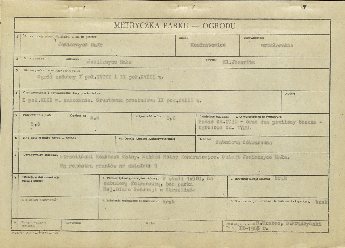 Ewidencja parkowa, skan nr 5