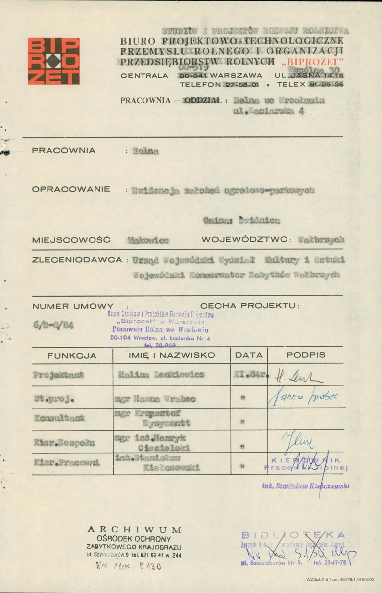 Ewidencja parkowa, skan nr 4