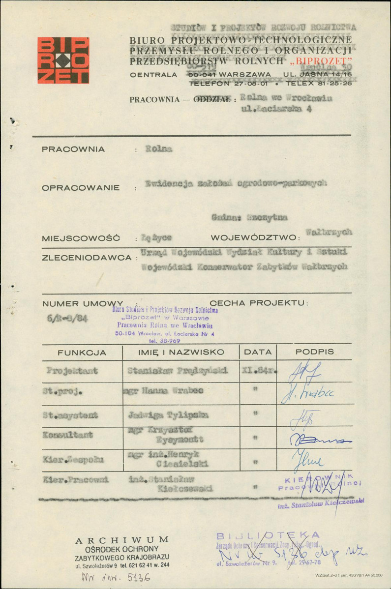 Ewidencja parkowa, skan nr 4