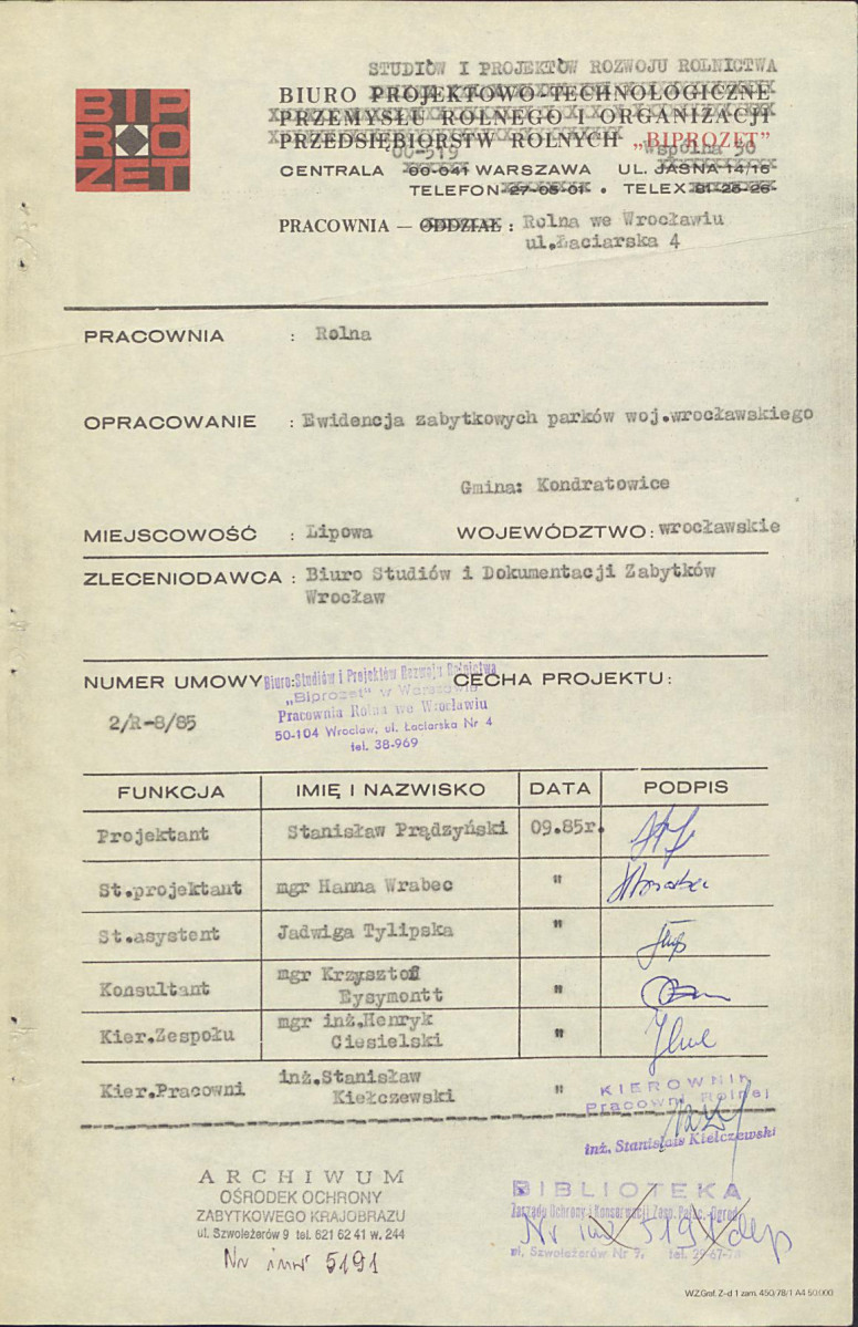 Ewidencja parkowa, skan nr 4