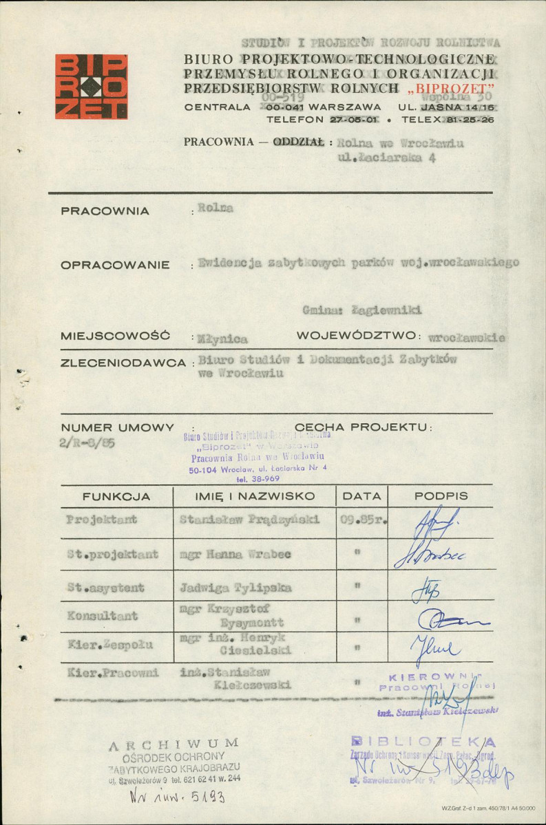 Ewidencja parkowa, skan nr 4
