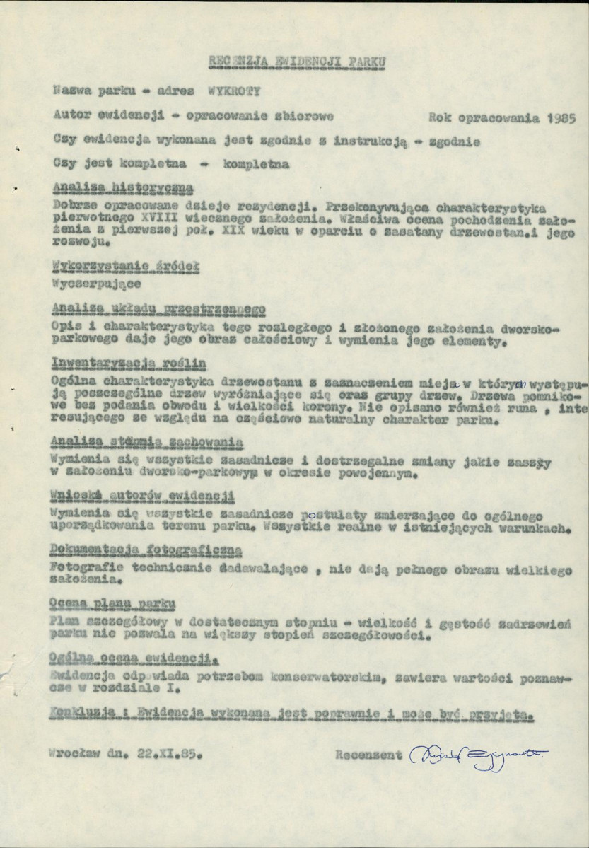 EP - Ewidencja parkowa, skan nr 4