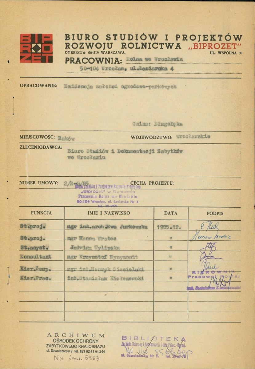 Ewidencja parkowa, skan nr 4
