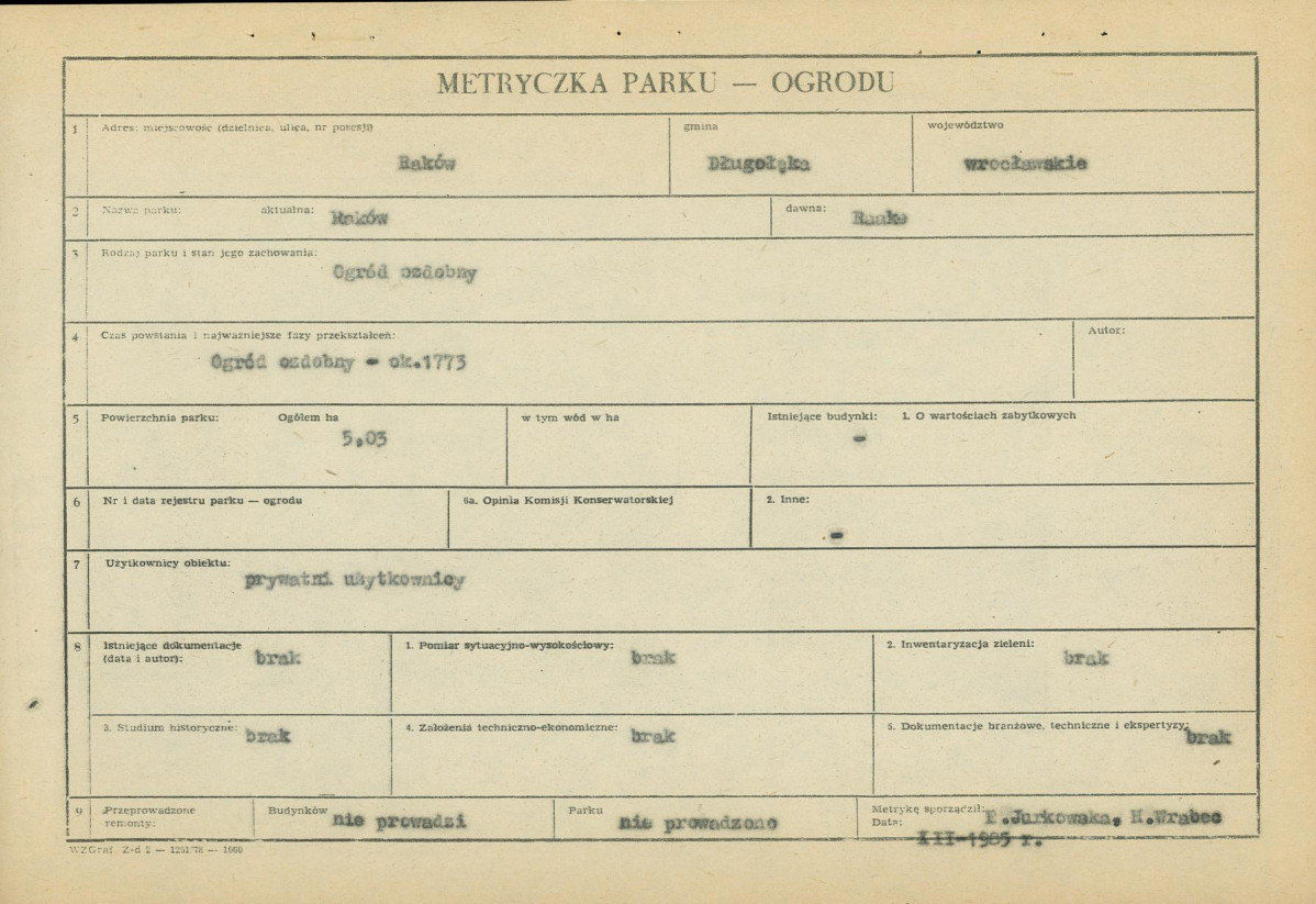 Ewidencja parkowa, skan nr 5