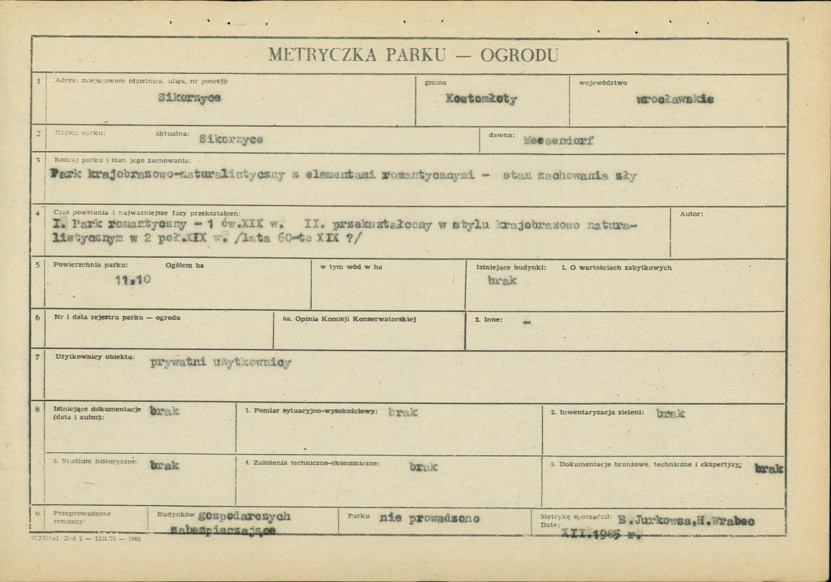 Ewidencja parkowa, skan nr 5