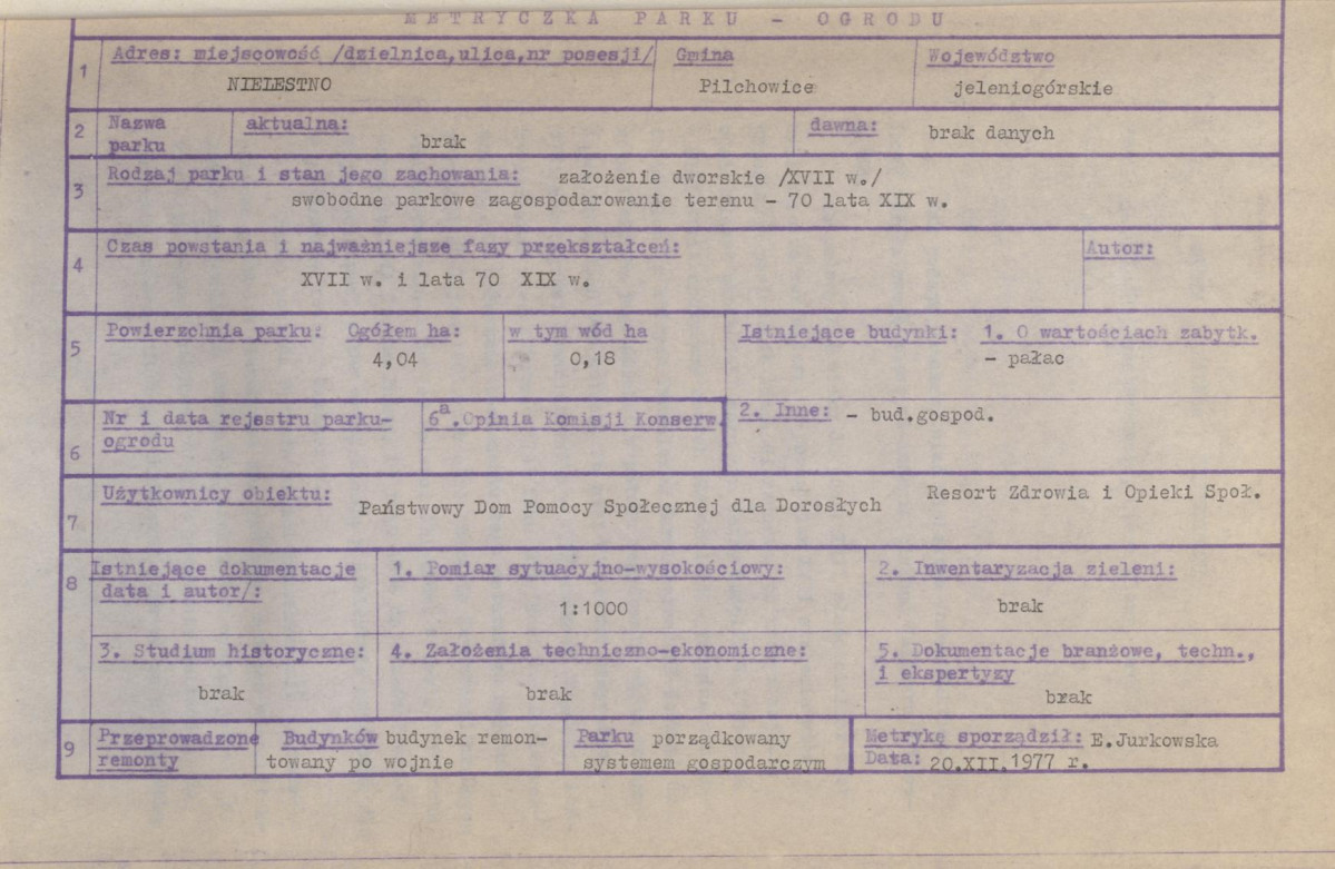Ewidencja parkowa, skan nr 7