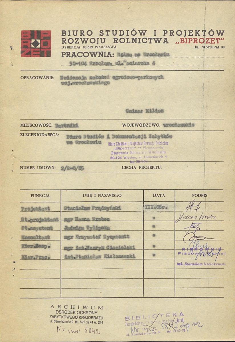 Ewidencja parkowa, skan nr 4
