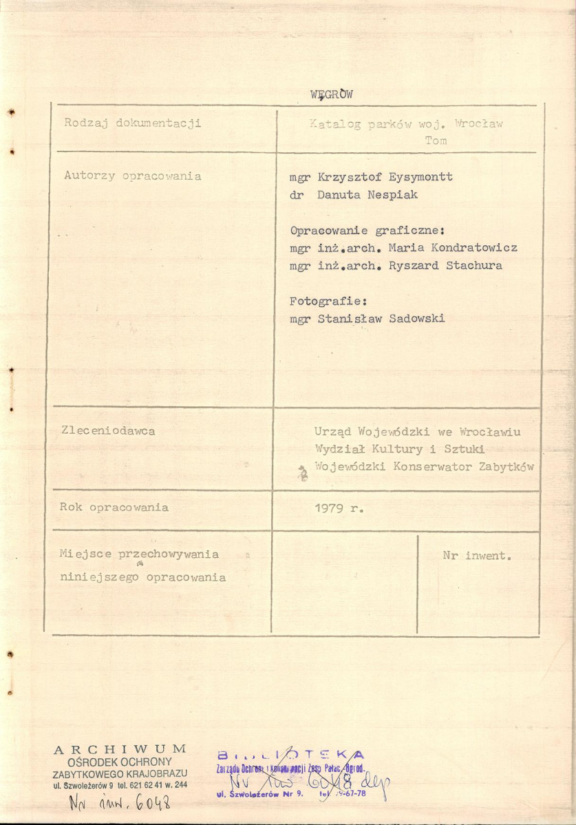 Ewidencja parkowa, skan nr 4