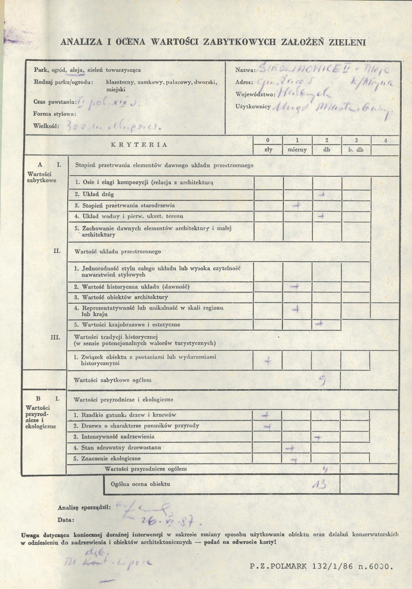 Ewidencja parkowa, skan nr 3
