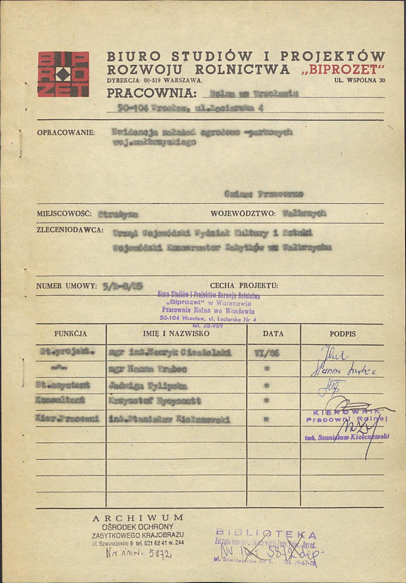 Ewidencja parkowa, skan nr 4