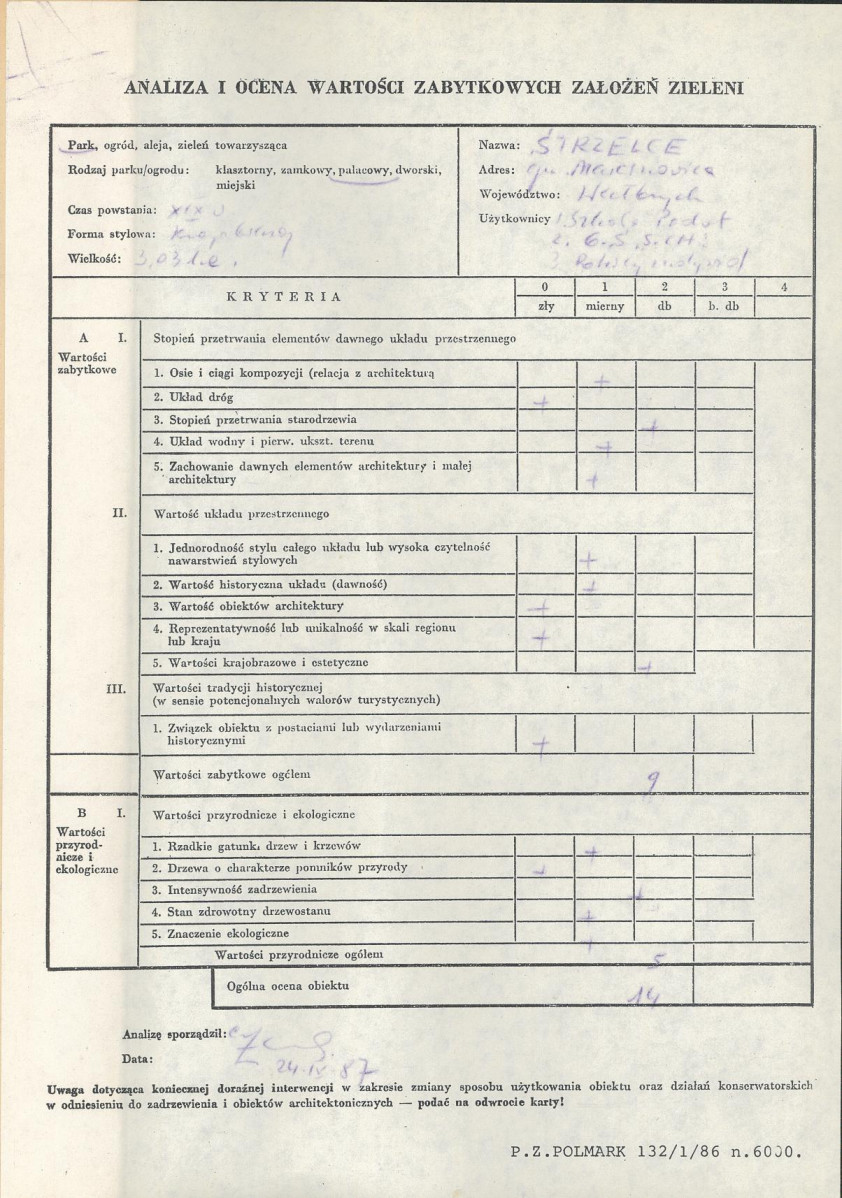 Ewidencja parkowa, skan nr 3
