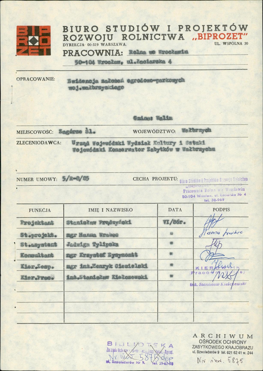 Ewidencja parkowa, skan nr 4