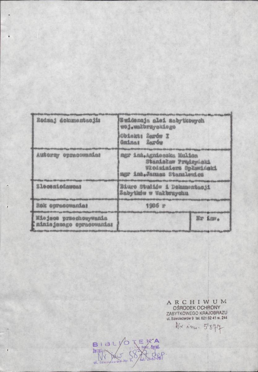 Ewidencja parkowa, skan nr 4
