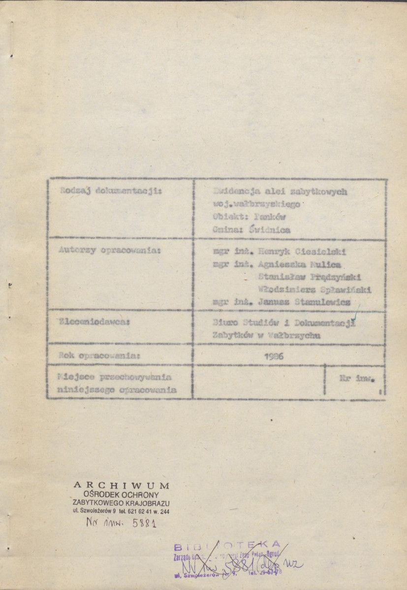 Ewidencja parkowa, skan nr 4