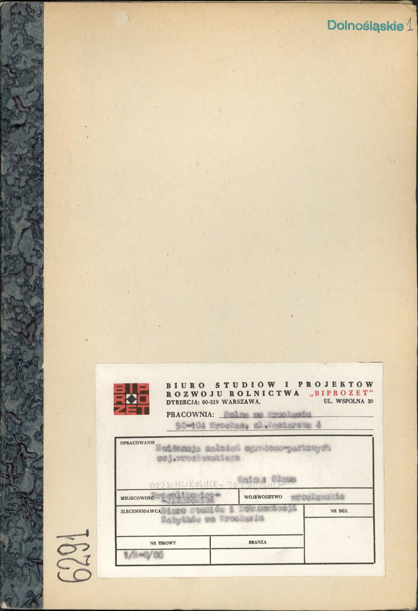 Ewidencja parkowa, skan nr 1